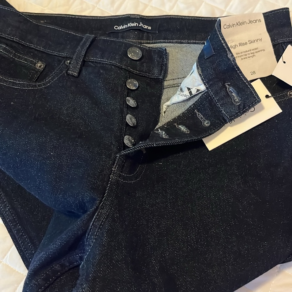 CK High Rise Skinny Jeans - Picture 3 of 4
